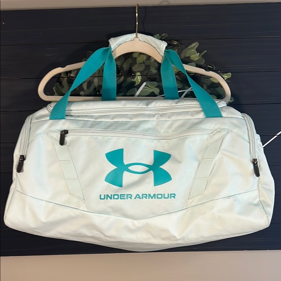 Under Armour Handbags - Under Armour Light and Dark Teal Duffel Bag